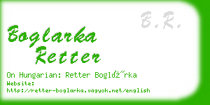 boglarka retter business card